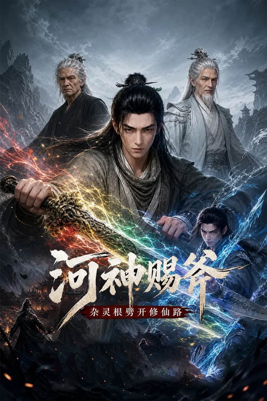 河神赐斧，杂灵根劈开修仙路封面