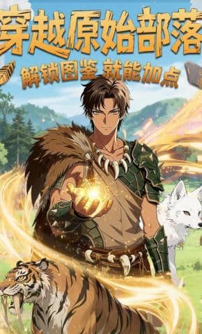 穿越原始部落，解锁图鉴就能加点封面