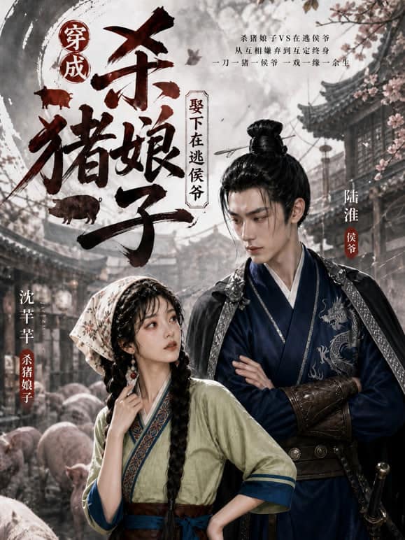 穿成杀猪娘子，救下在逃侯爷封面